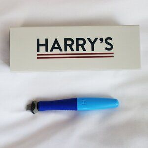 Harry's Shaving Handle Blue Two Tones with box. EUC